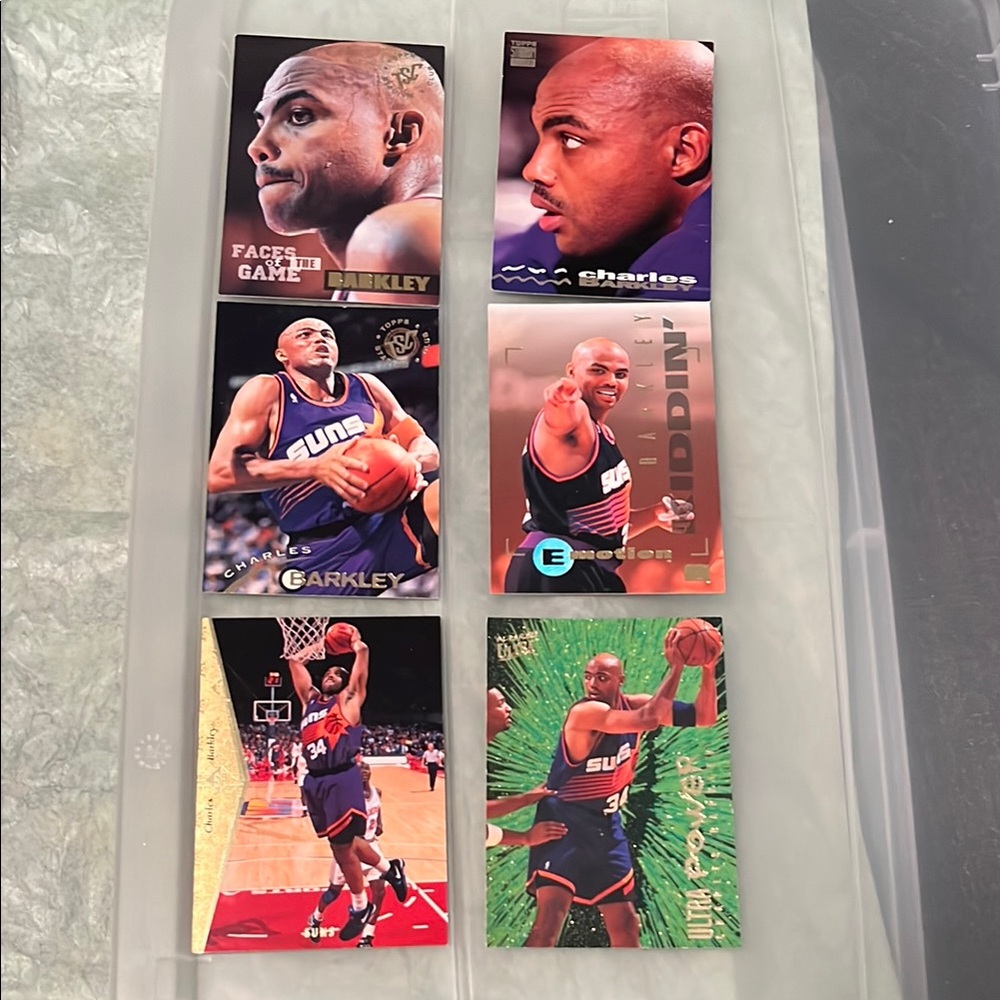 Charles Barkley Basketball Trading Cards Bundle